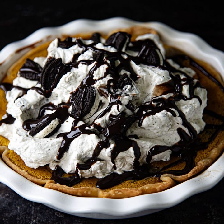 Pumpkin Oreo Cream Cheese Pie