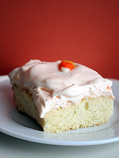 Candy Corn Tres Leches Cake