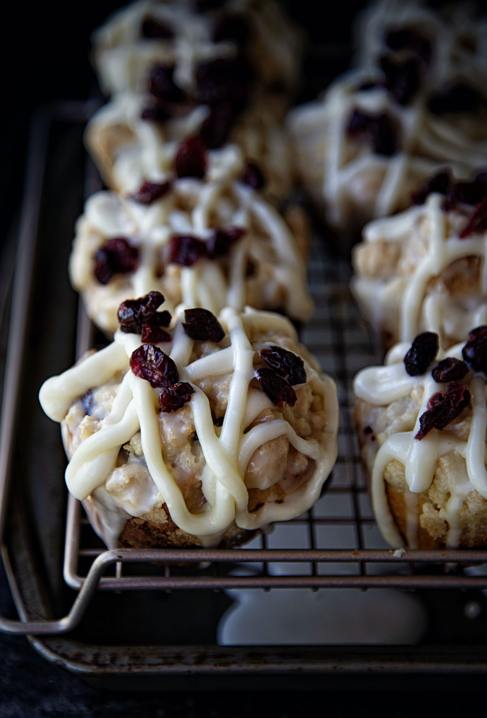 Cranberry Bliss Sweet Rolls 