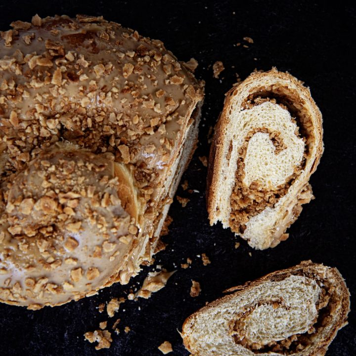 Maple Syrup Waffle Cone Spiral Roll 