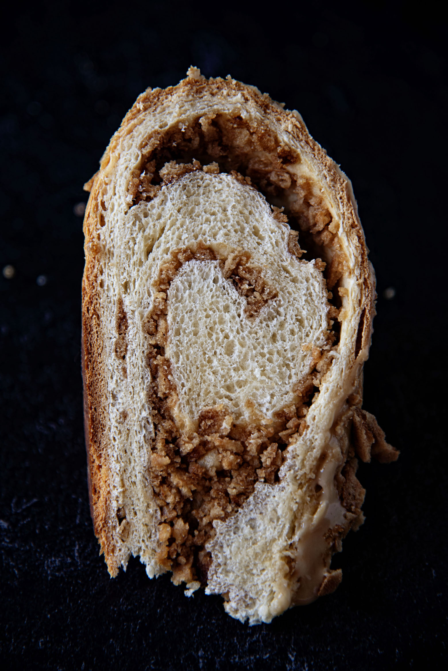 Maple Syrup Waffle Cone Spiral Roll