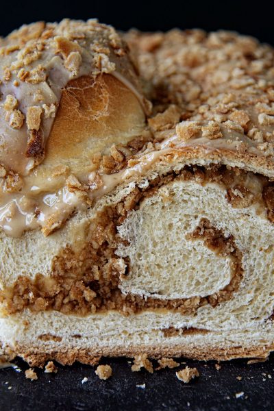 Maple Syrup Waffle Cone Spiral Roll