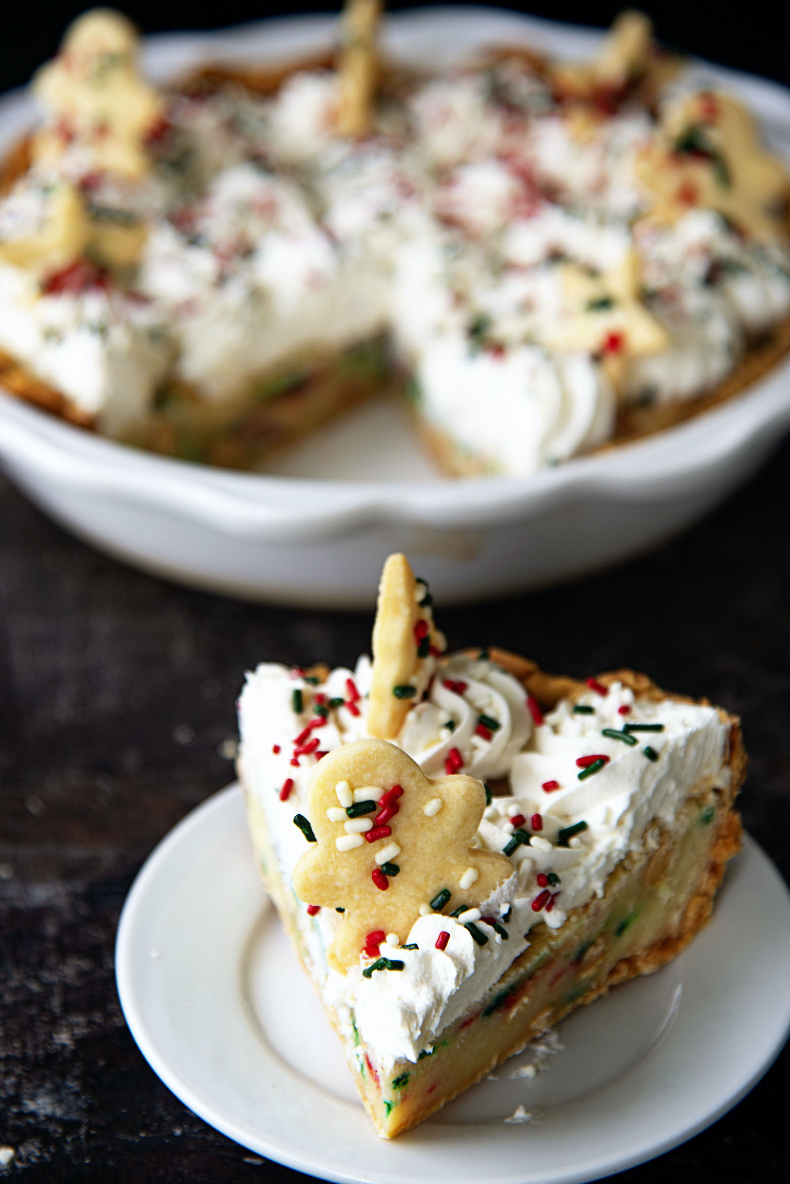 Sugar Cookie Sprinkle Pie