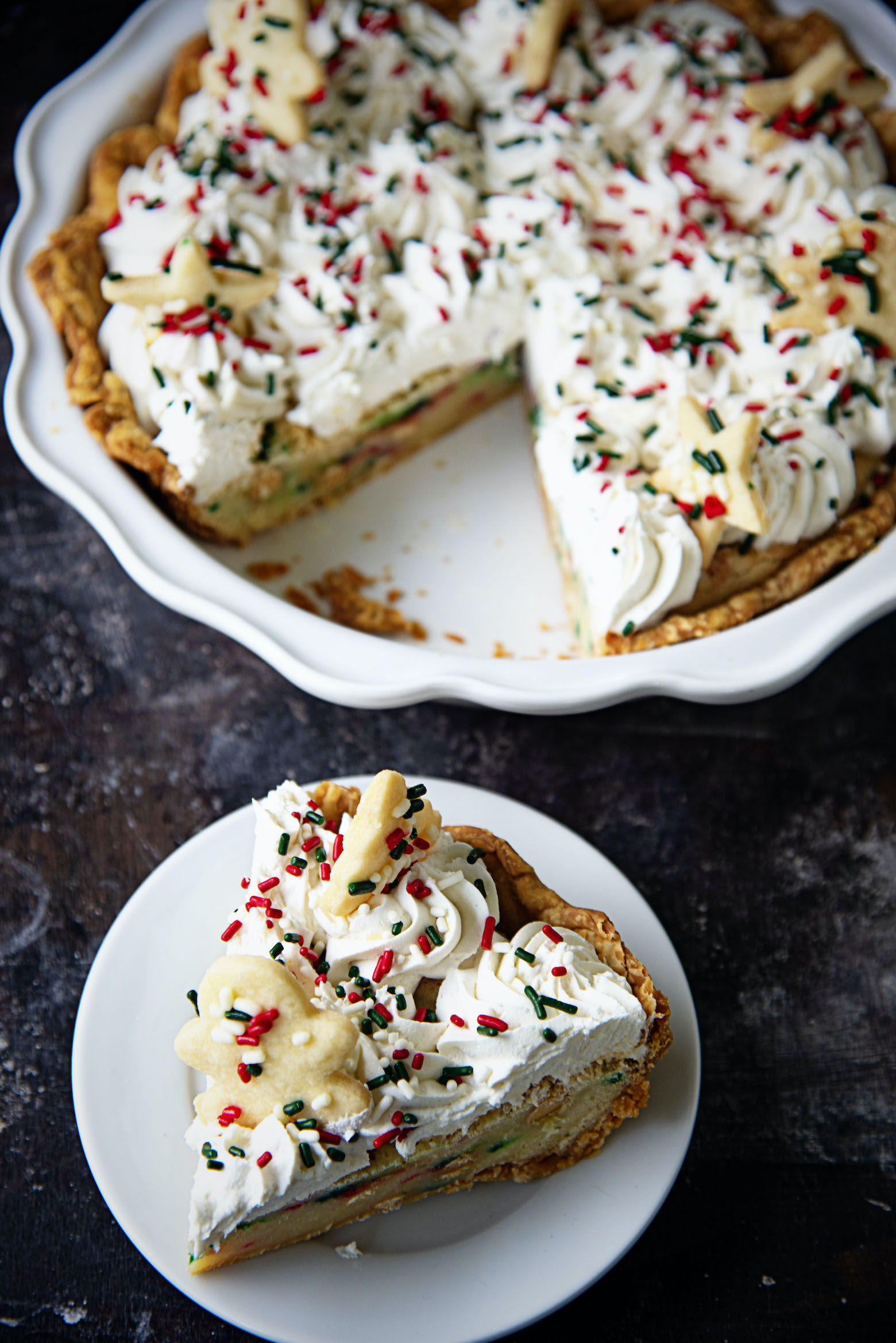 Sugar Cookie Sprinkle Pie