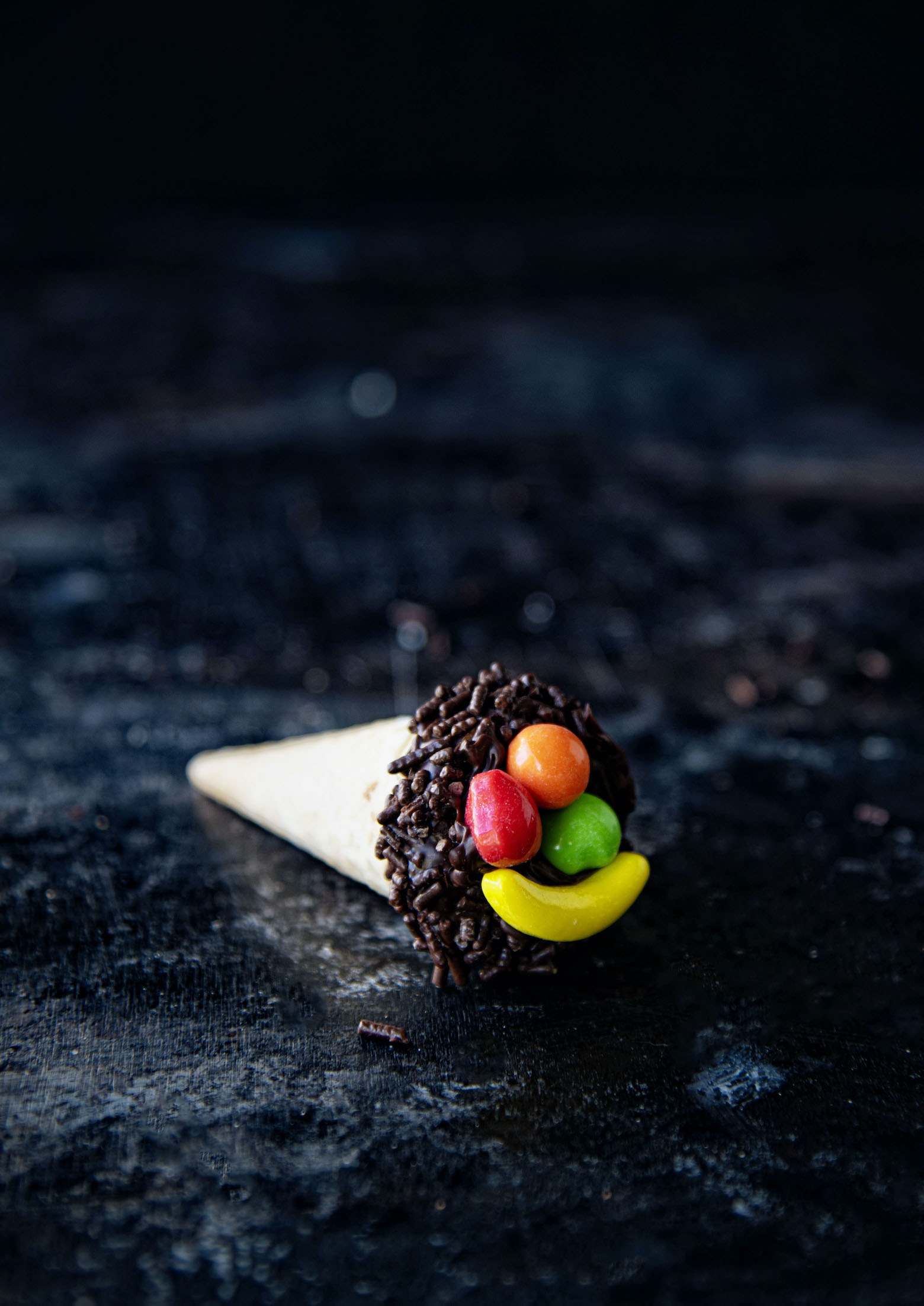 Thanksgiving Cornucopia Cake Pops