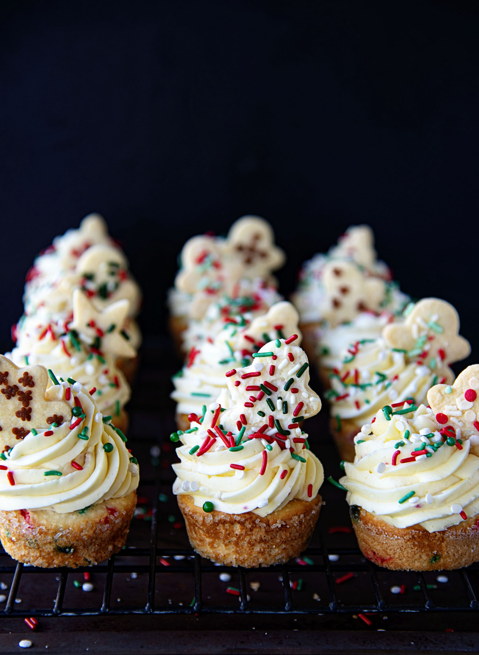 Frosted Sugar Cookie Cupcakes