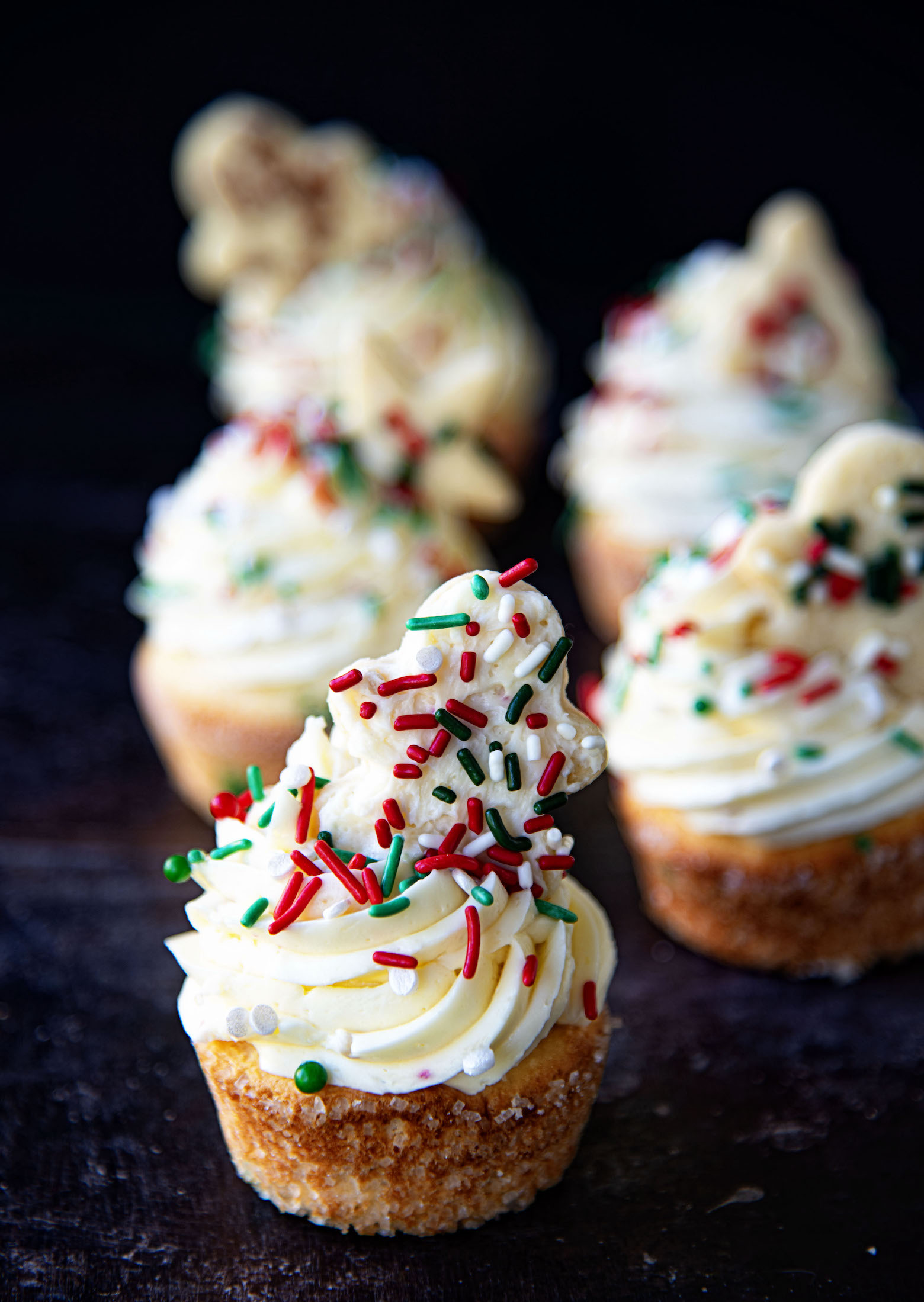 Frosted Sugar Cookie Cupcakes