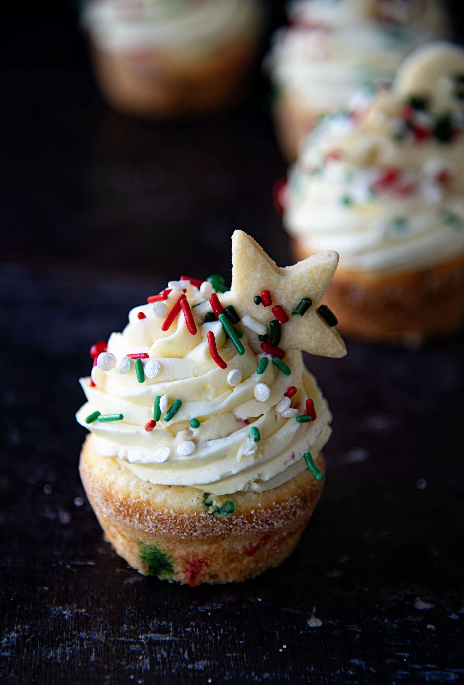 Frosted Sugar Cookie Cupcakes