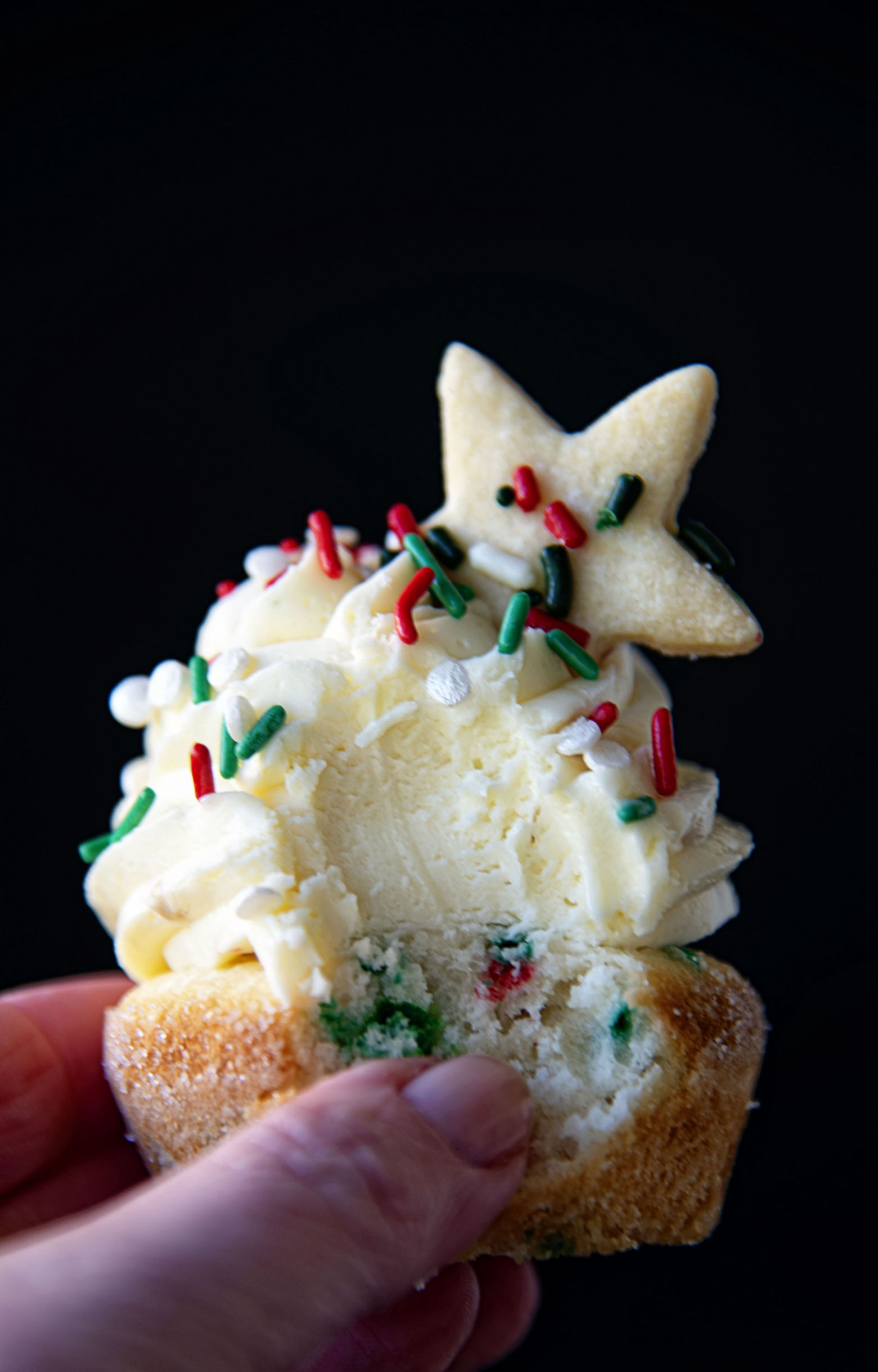 Frosted Sugar Cookie Cupcakes