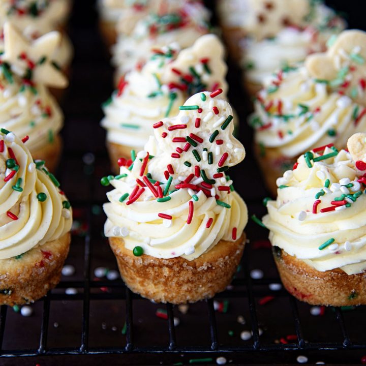 Frosted Sugar Cookie Cupcakes