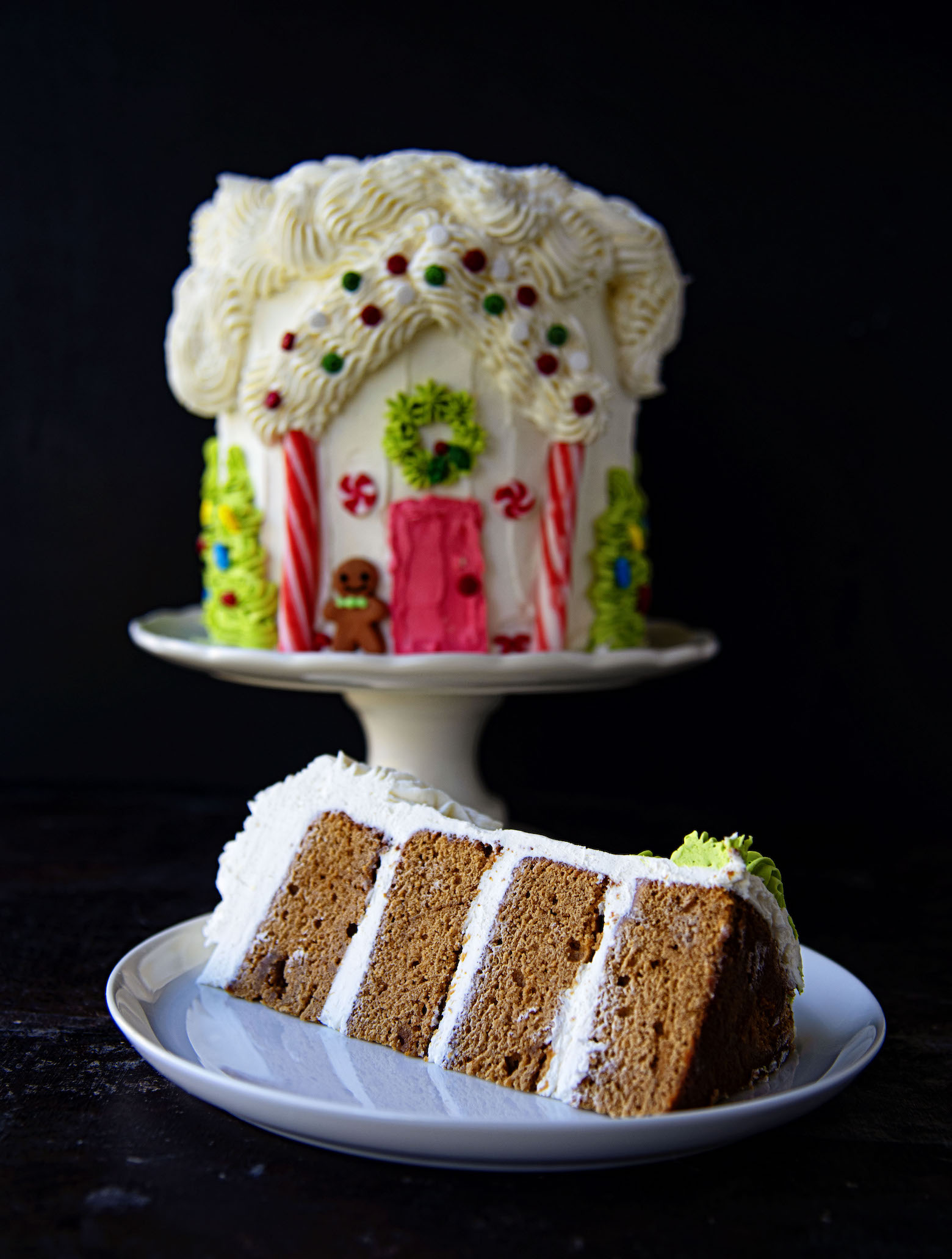 Gingerbread House Gingerbread Layer Cake