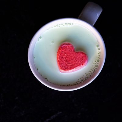 The Grinch Mint Ice Cream Hot Chocolate