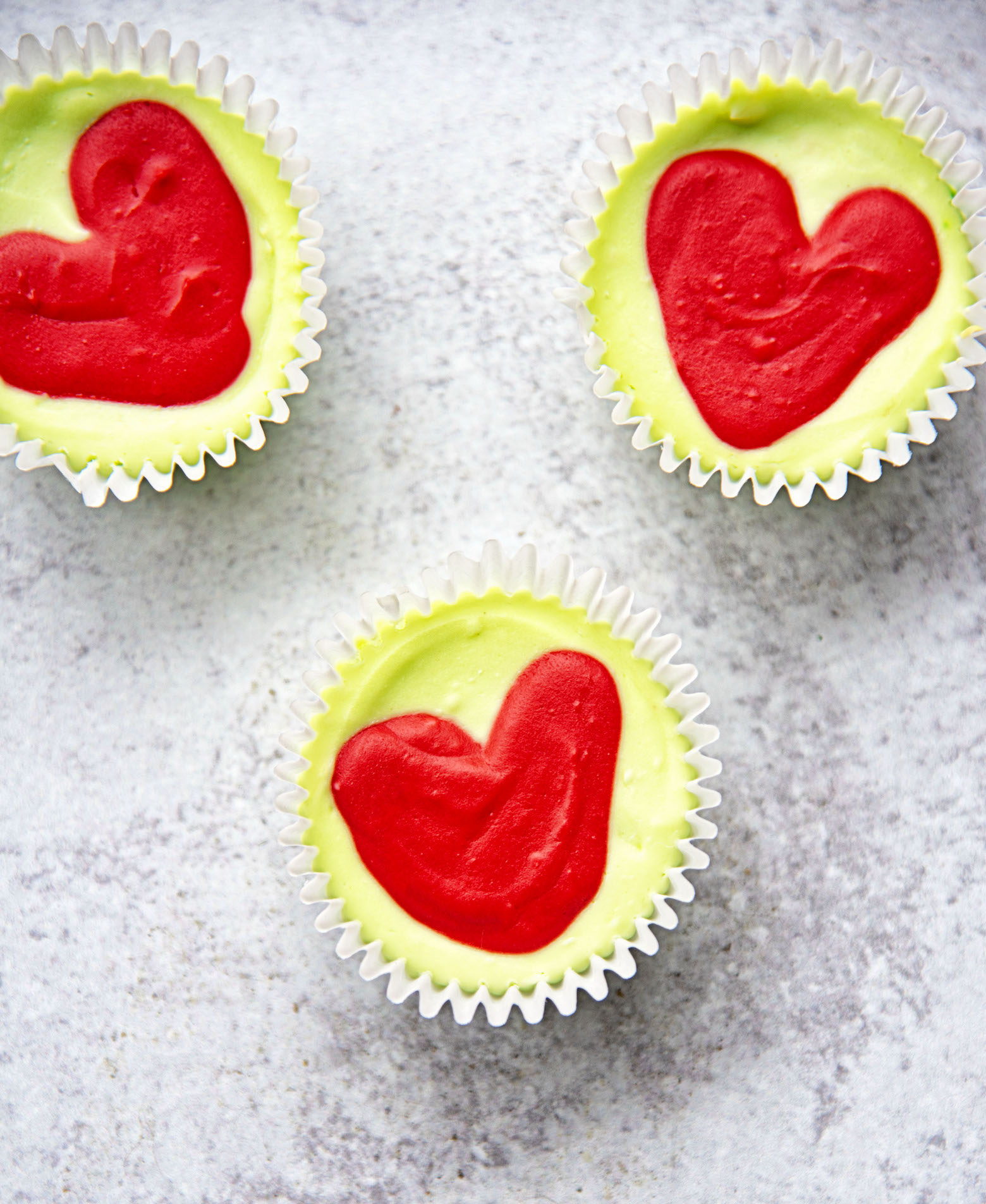 The Grinch Peppermint Cheesecake Cups