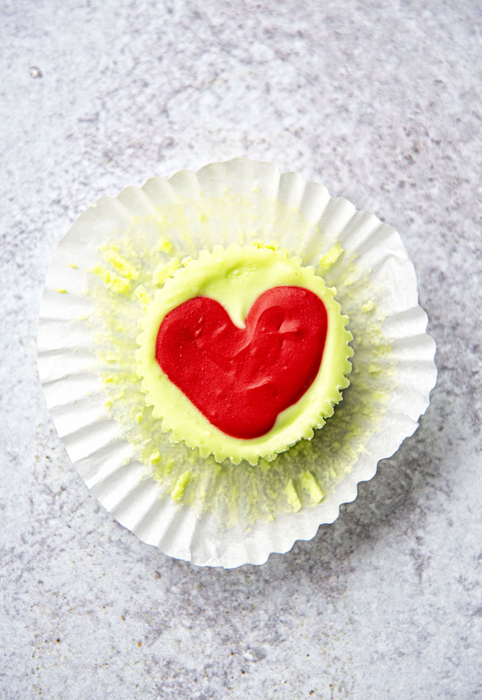 The Grinch Peppermint Cheesecake Cups