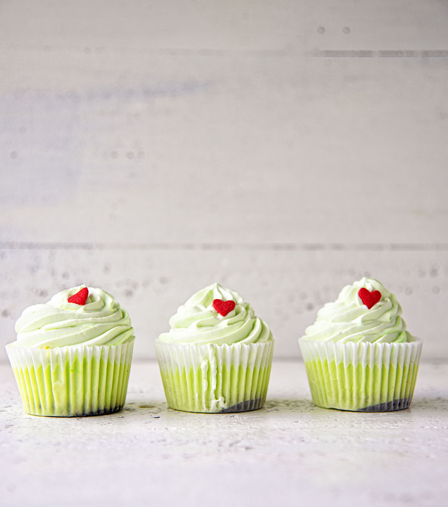 The Grinch Peppermint Cheesecake Cups