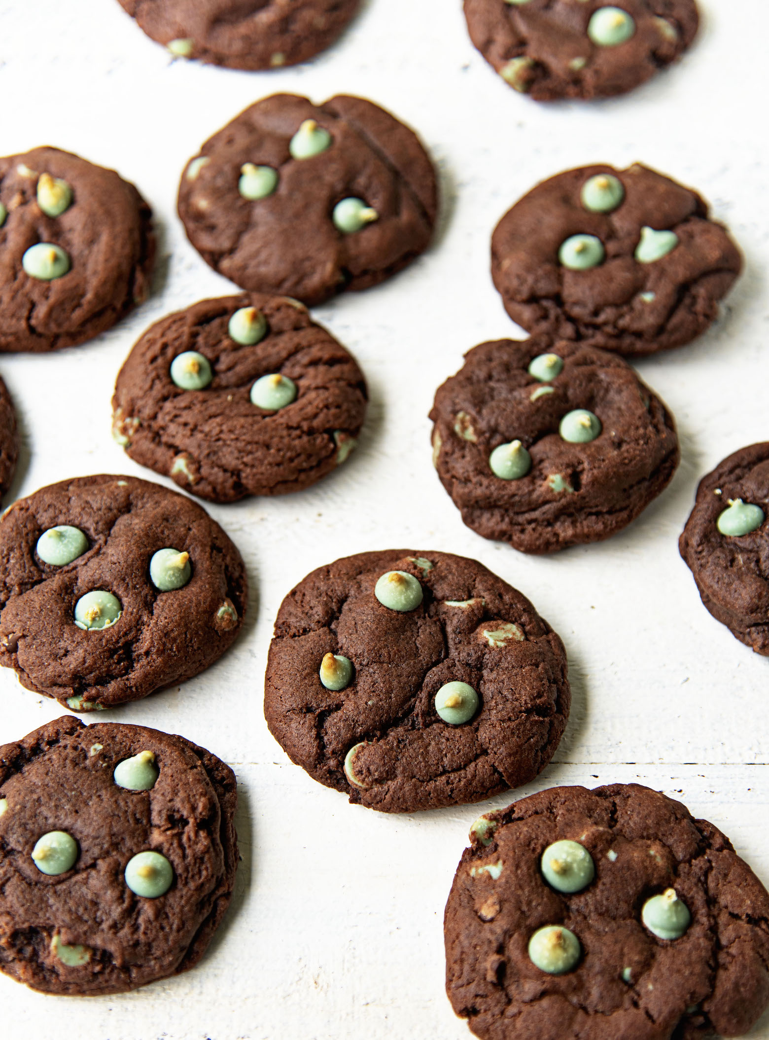 Chocolate Mint Frappuccino Cookies