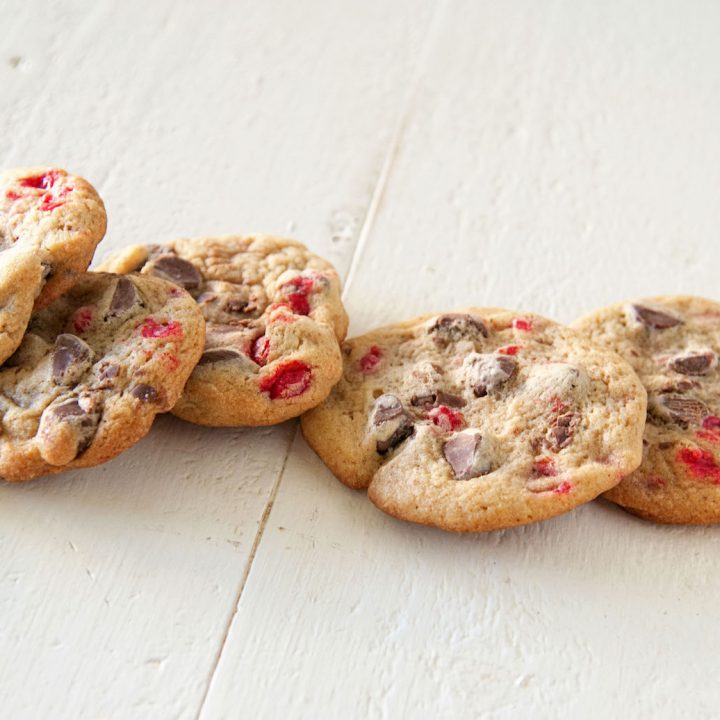 Cinnamon Red Hots Chocolate Chip Cookies