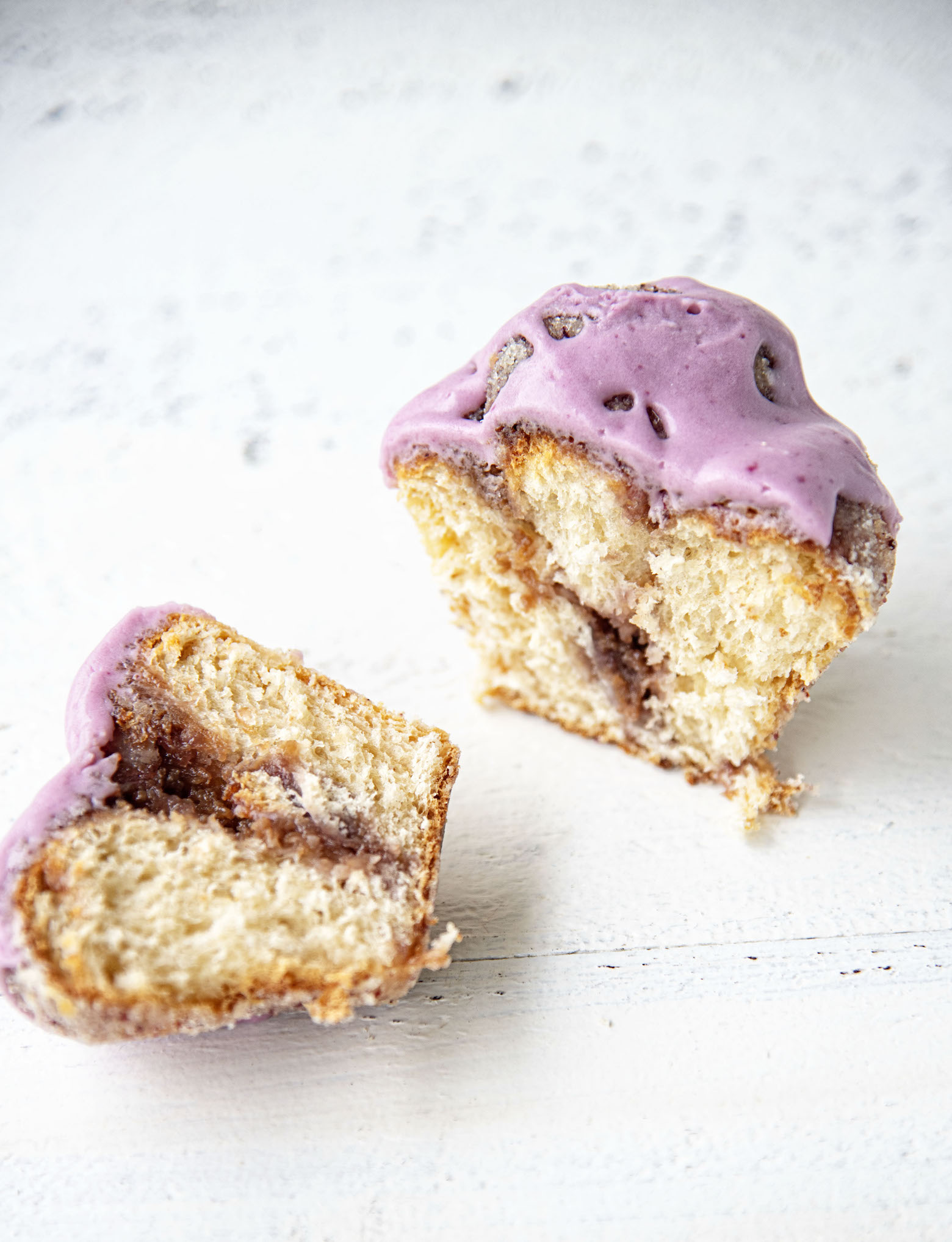 Peanut Butter and Jelly Sugared Buns