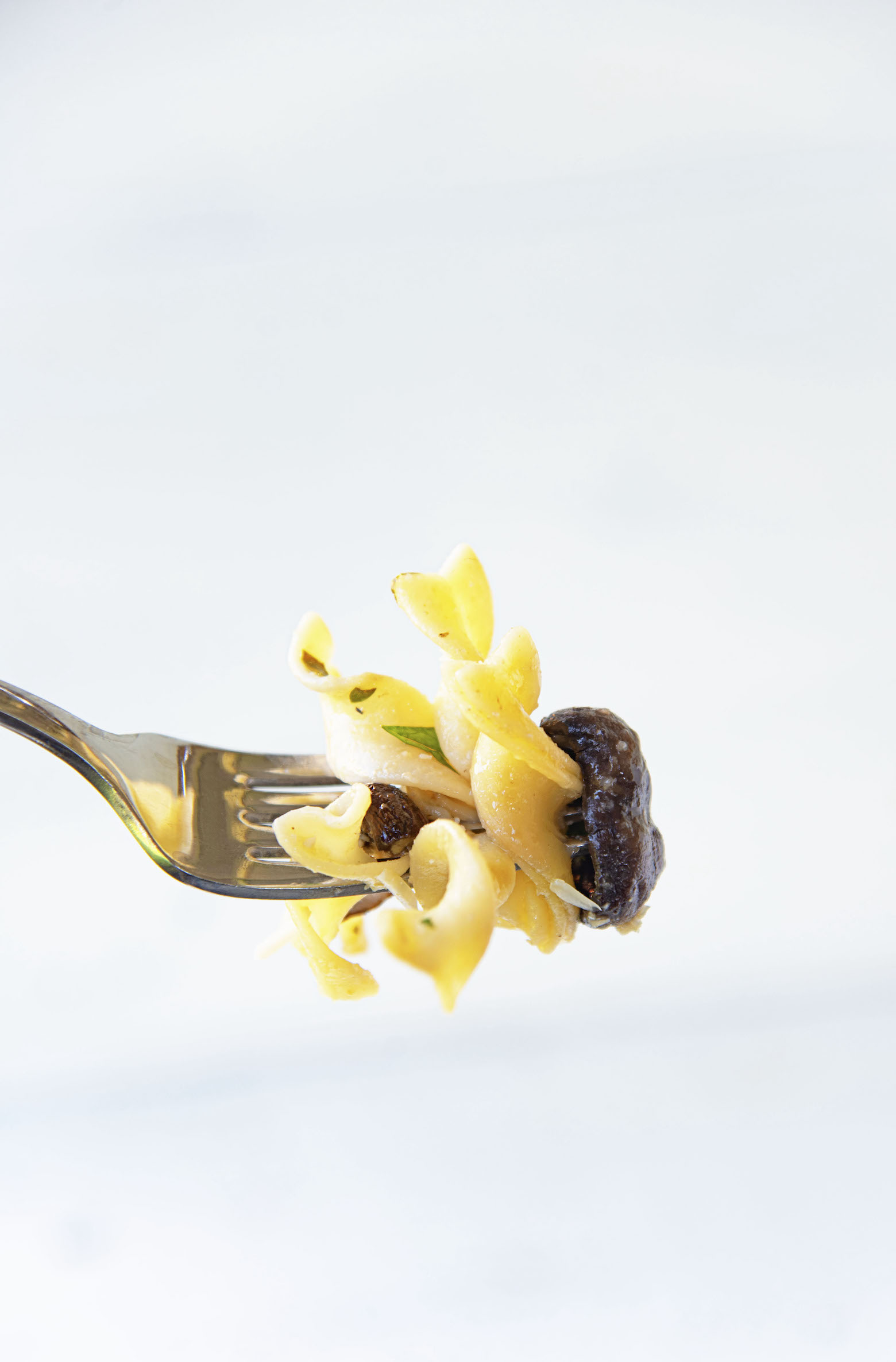 Roasted Mushroom Lemon Butter Pasta 