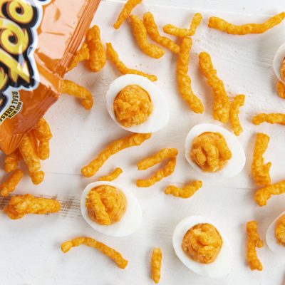 Cheetos Deviled Eggs
