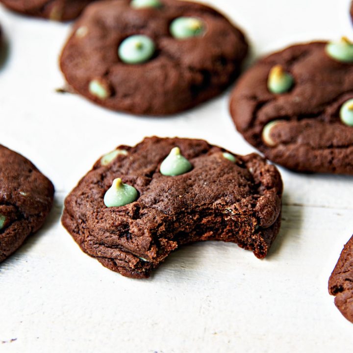 Chocolate Mint Frappuccino Cookies