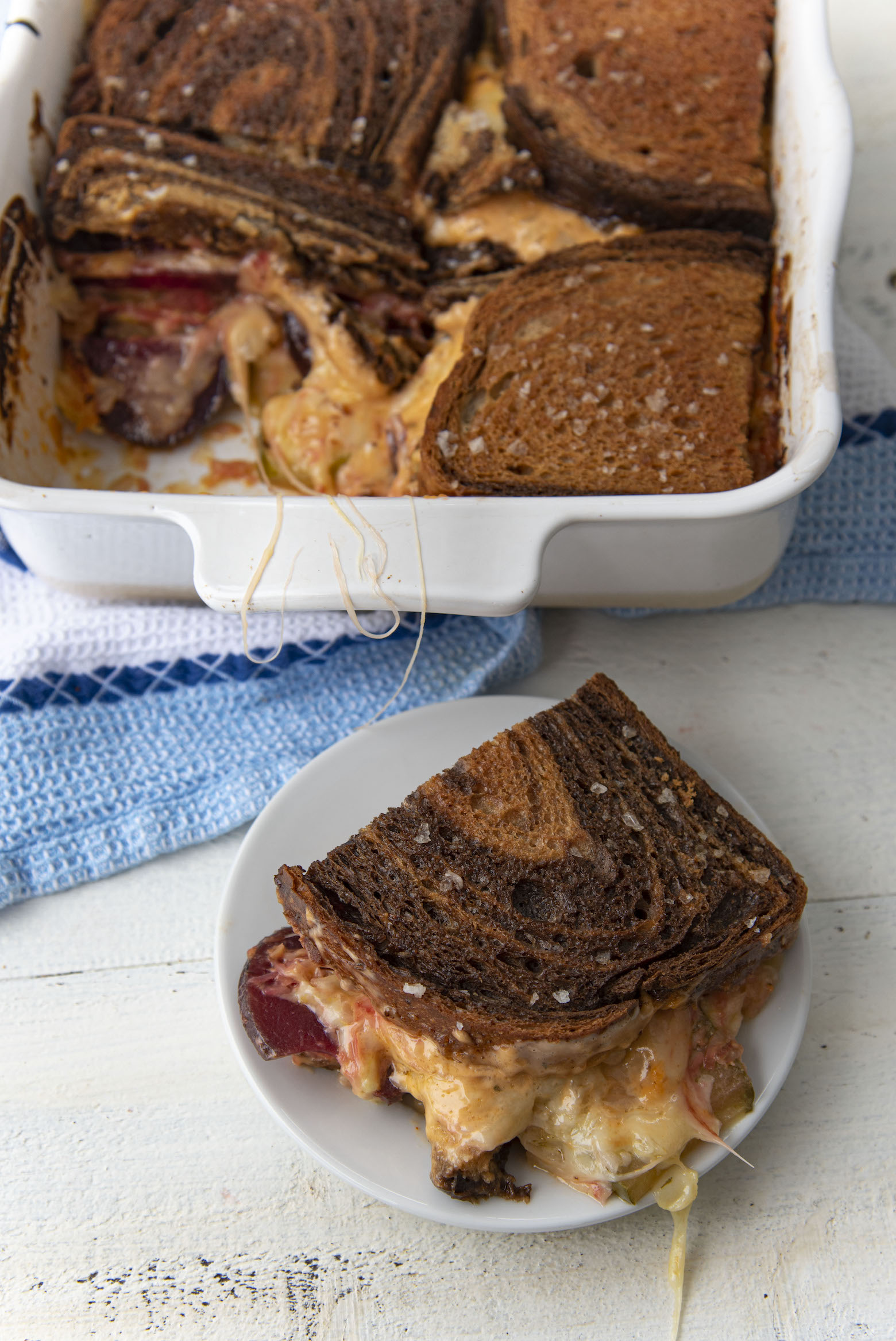 Easy Vegetarian Reuben Casserole