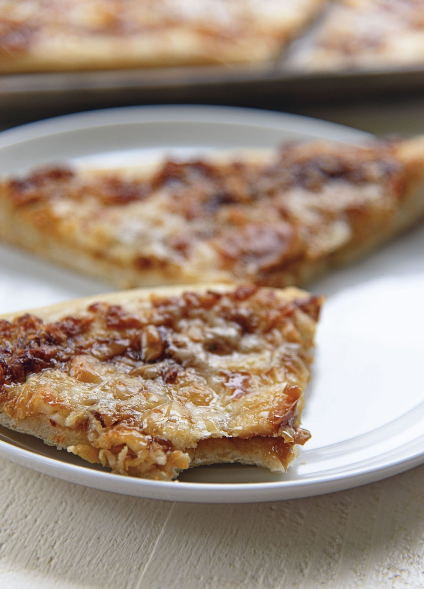 French Onion Soup Flatbread Sweet ReciPEAs