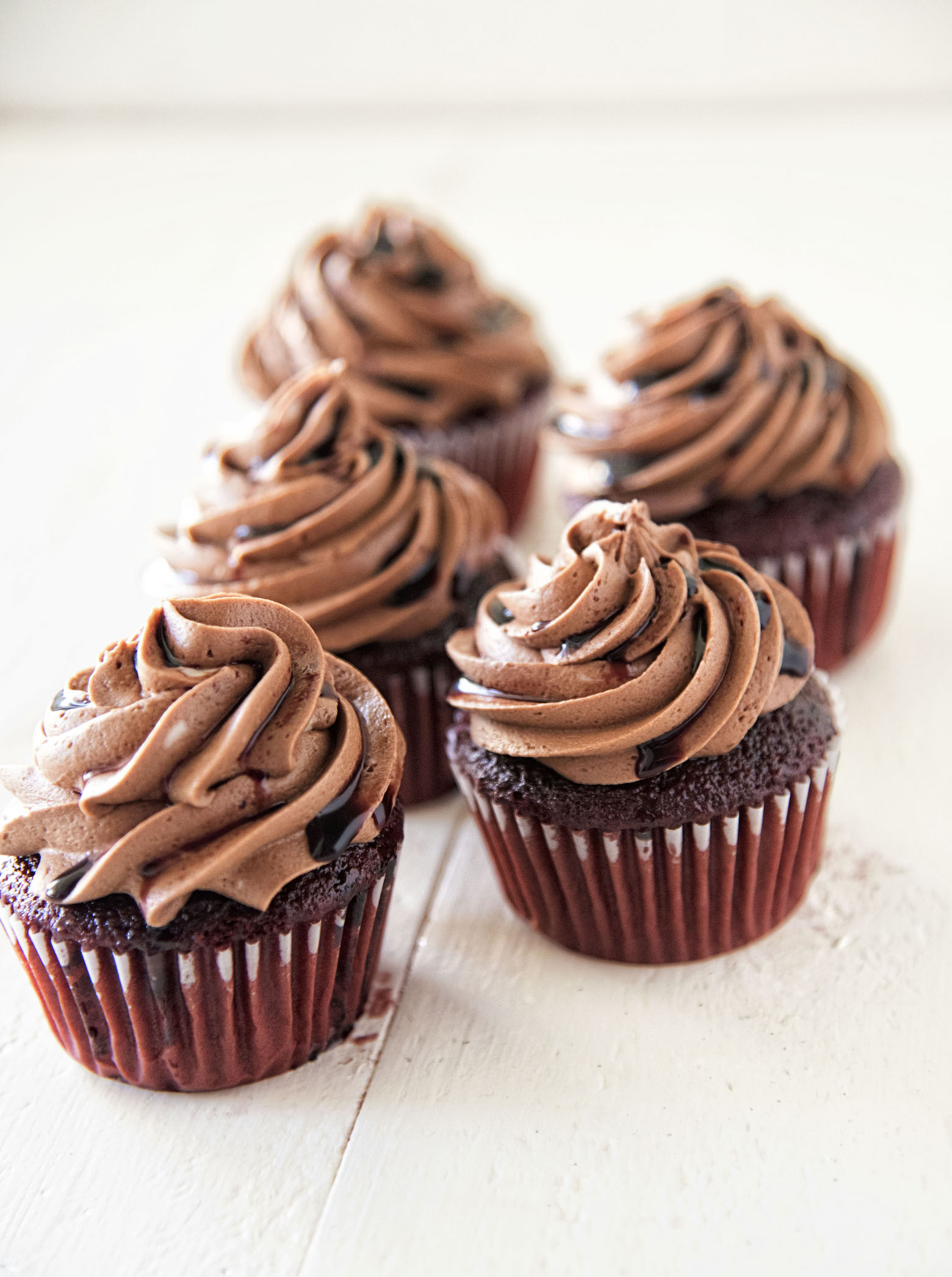 Kalimotxo Chocolate Red Velvet Cupcakes