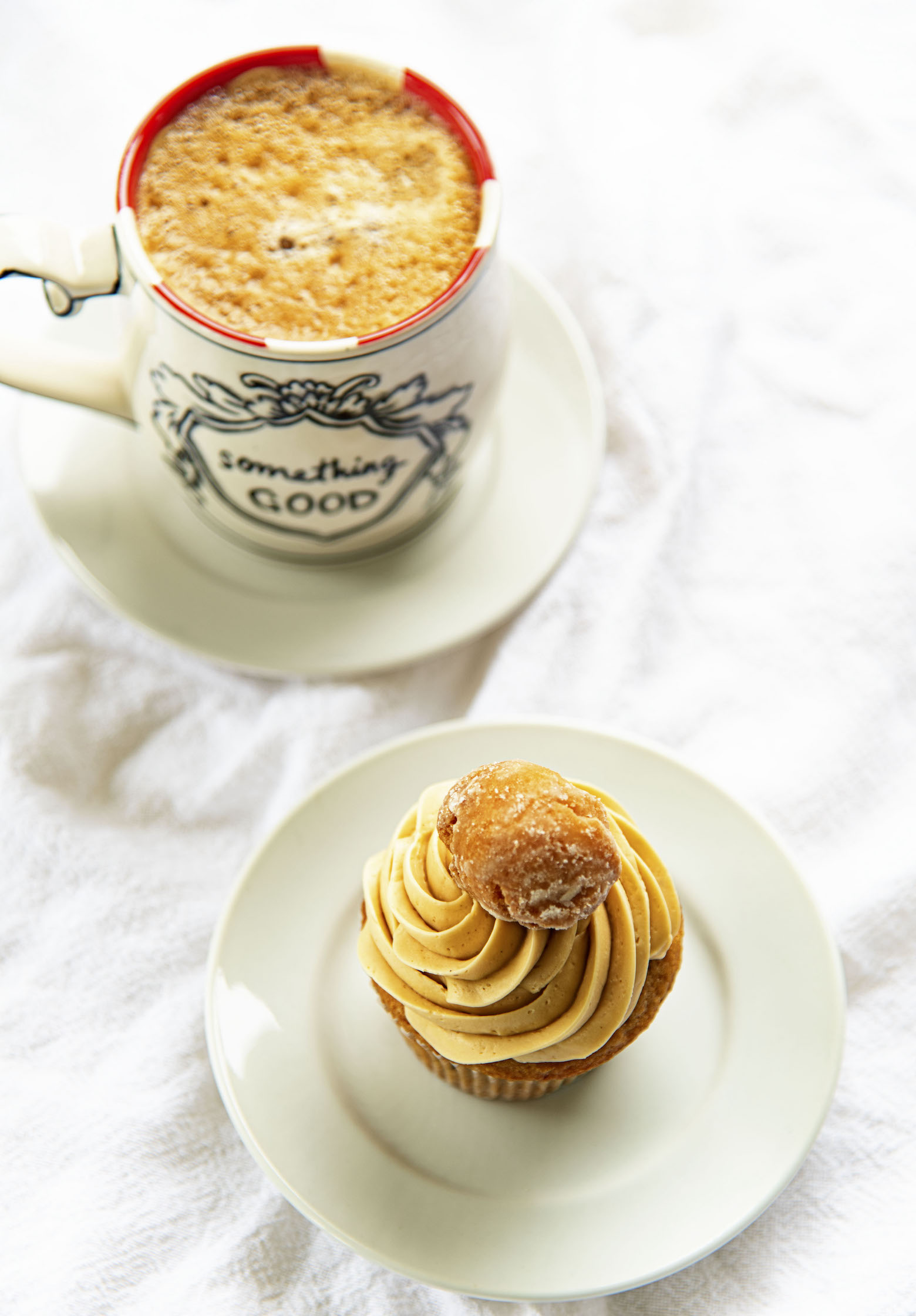 Coffee and a cupcake 