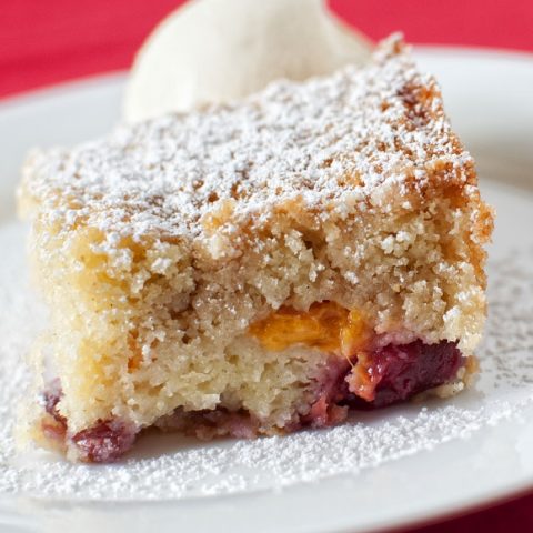 Apricot Cherry Buckle