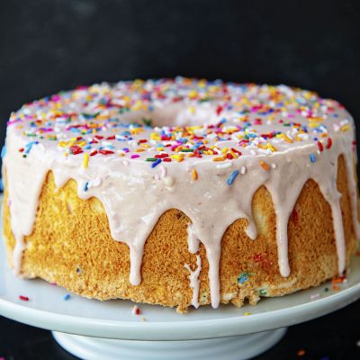 Cake Batter Angel Food Cake