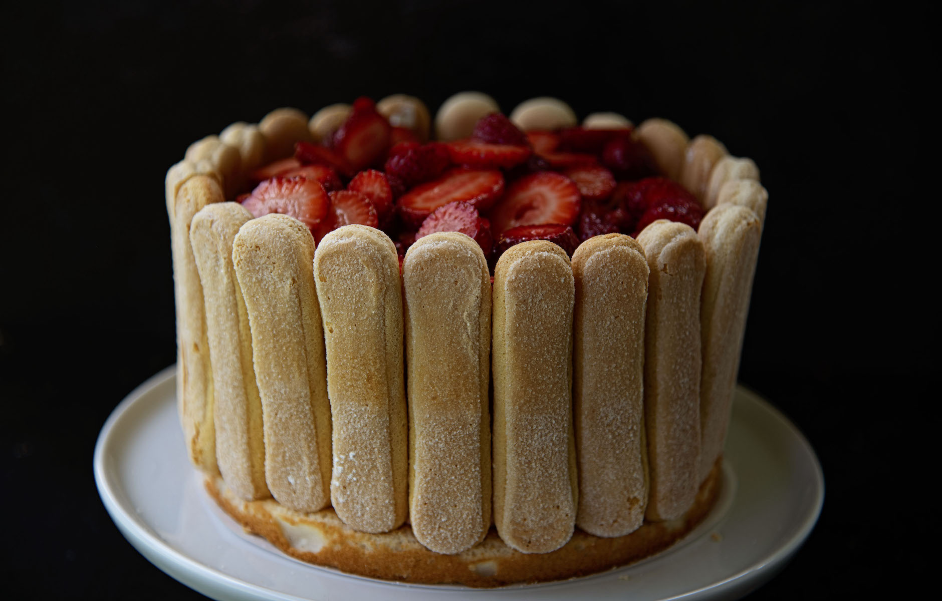 Strawberry Shortcake Charlotte Recipe - Entertaining with Beth