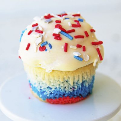 Red White and Blue Cupcakes