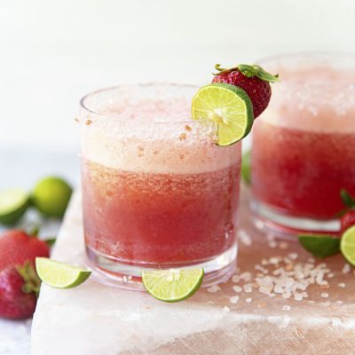 Strawberry Rhubarb Key Lime Margarita