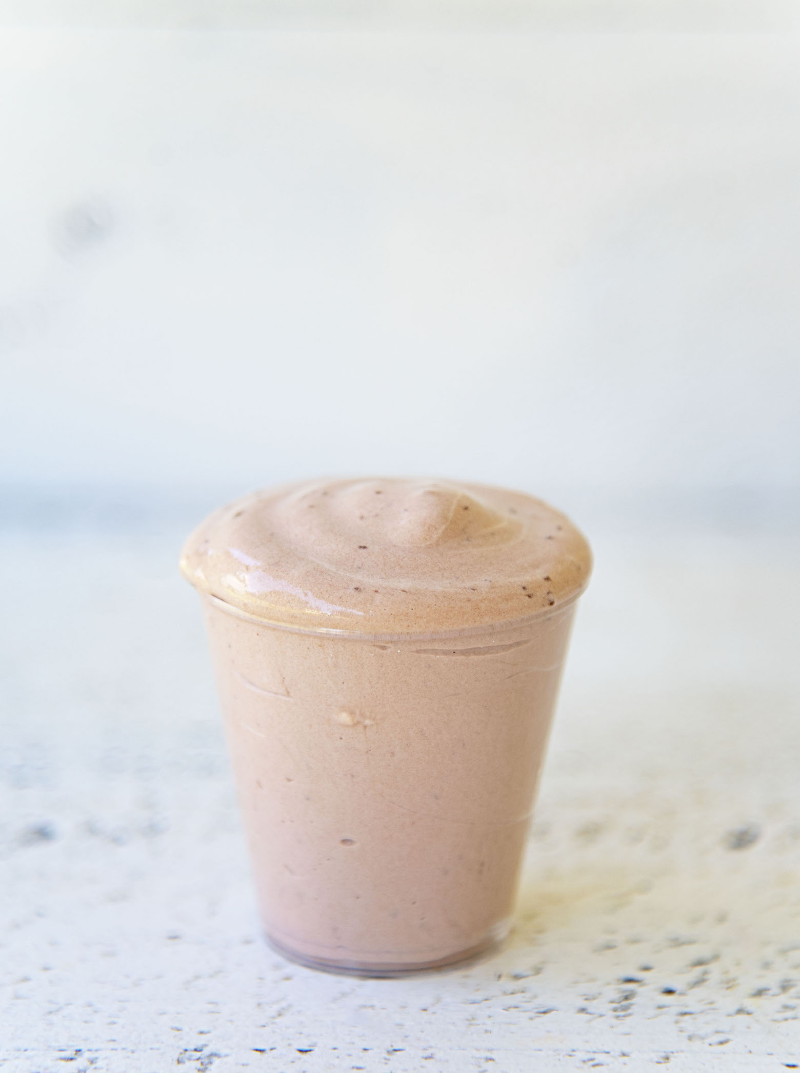 Single  Chocolate Frosty Pudding Shot