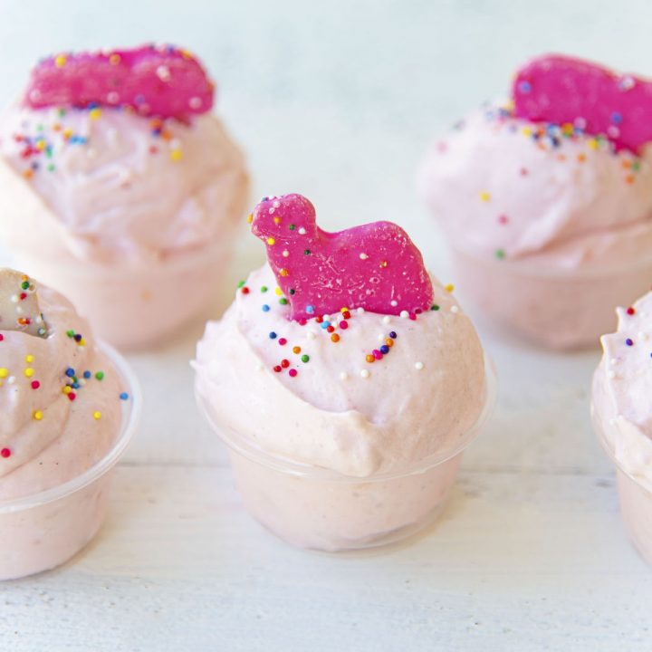 Circus Animal Cookie Pudding Shots