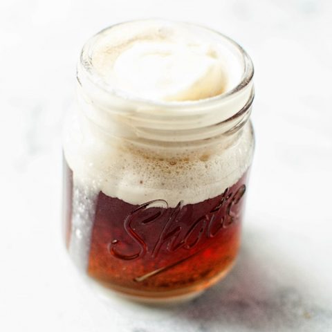 Jack and Coke Ice Cream Float Shots