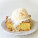 Peach Honey Bun Cake