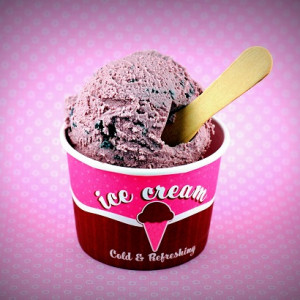 Black Raspberry Chocolate Chunk Ice Cream