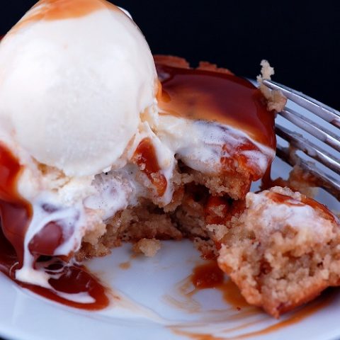 Butterscotch Toffee Blondie Muffins