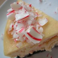 Candy Cane Cheesecake