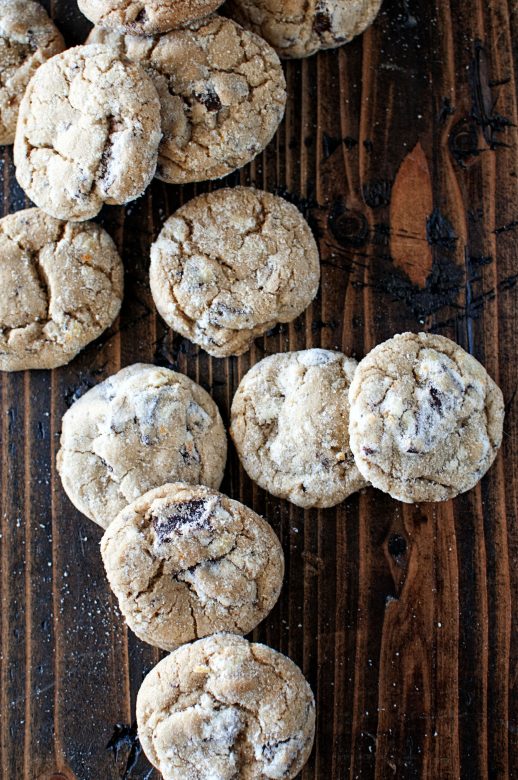 Dark Chocolate Orange Toffee Cookies Dark Chocolate Orange Toffee Cookies