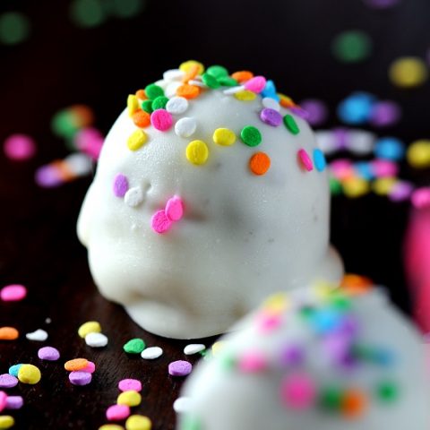Oreo Birthday Cake Cookie Balls 