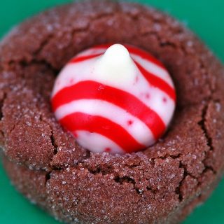 Peppermint Mocha Blossom Cookies