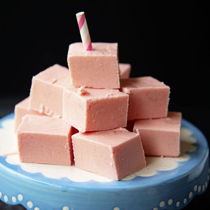 Strawberry Quik Fudge