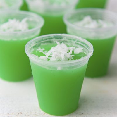 Lime Coconut Jello Shots