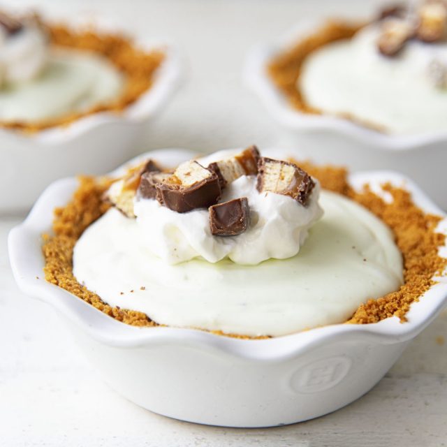 Snickers Apple Jello Salad Pie with Graham Cracker Crust