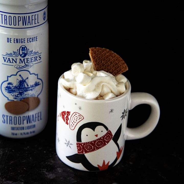 Spiked Stroopwafel Hot Chocolate