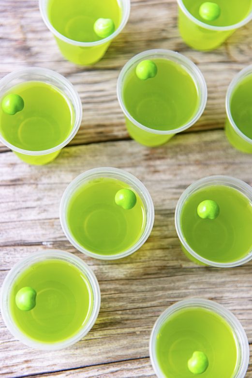 Apple Cider Moscow Mule Jello Shots with Crown Royal Apple