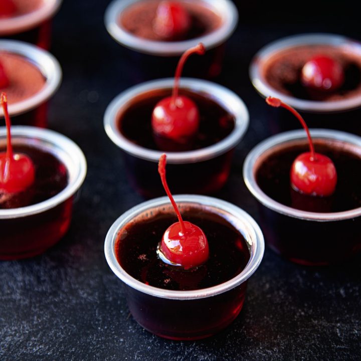 Cherry Fire Pepper Jello Shots